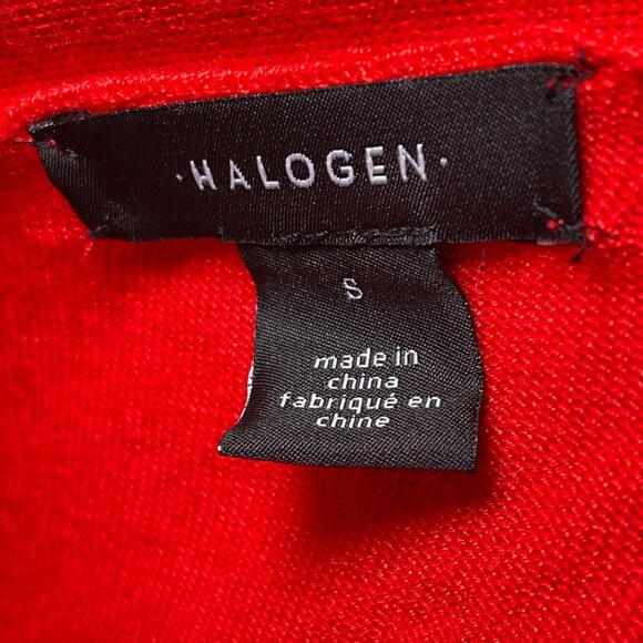 Halogen bright red cardigan, size small - Picture 7 of 7